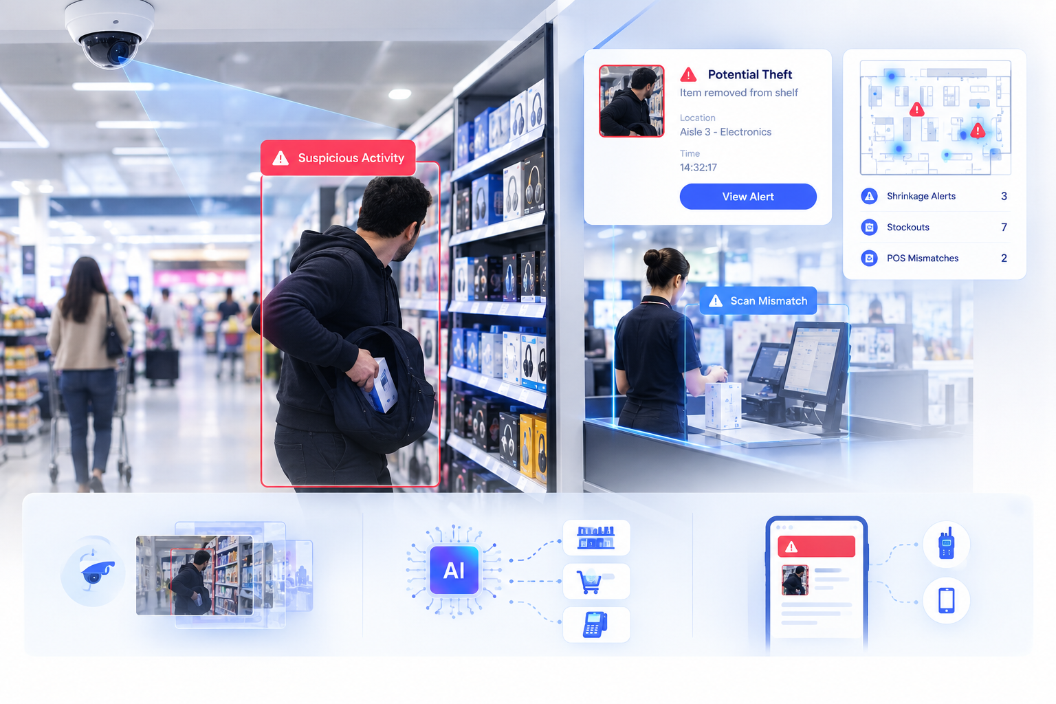 AI Retail Loss Prevention & Shrinkage Monitoring